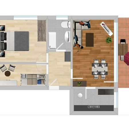 Ferienwohnung Wilde7 ゼーバハ エクステリア 写真